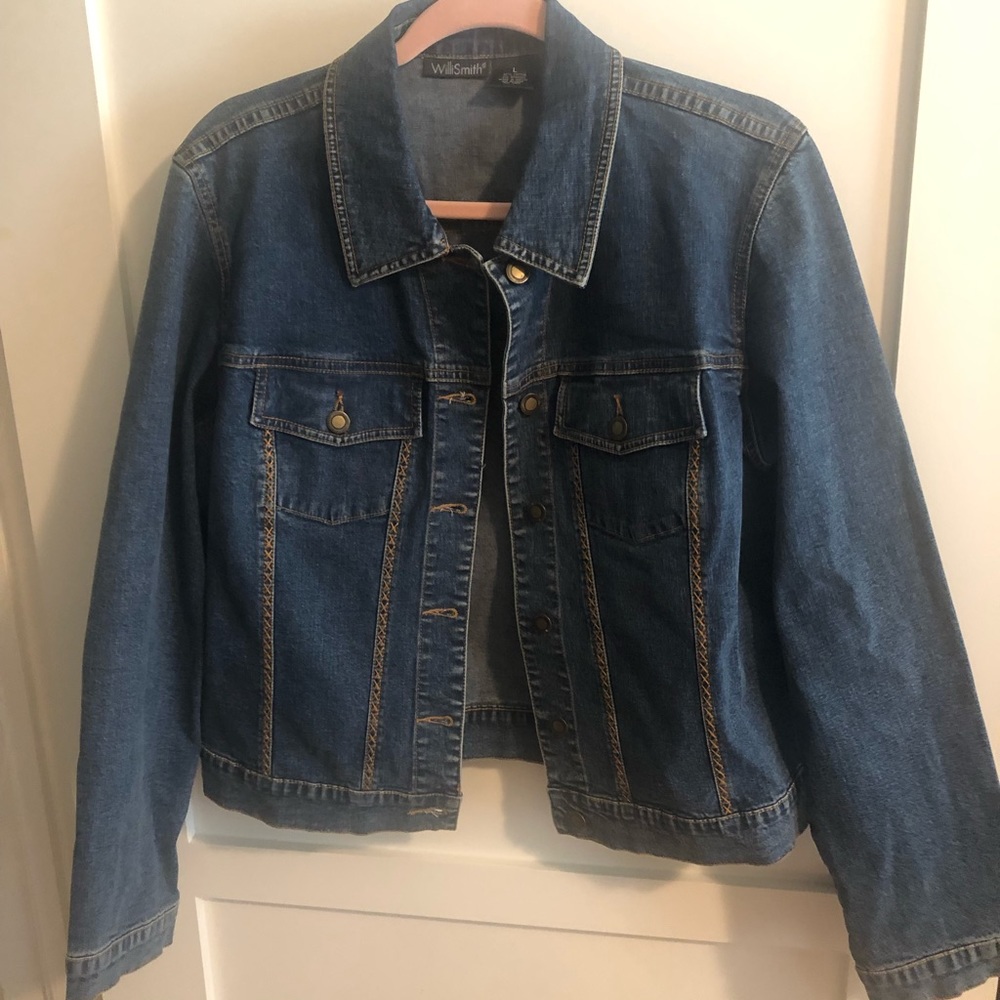 Willi Smith Jean Jacket... Large - image 1